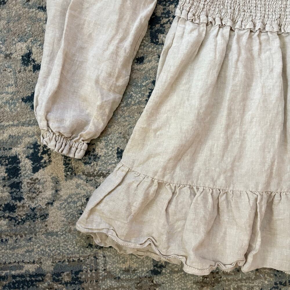 Aritzia Wilfred Tempest Linen Smocked Mini
Dress - Picture 3 of 7